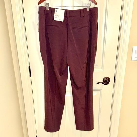 Reitmans Pants Eggplant Office Business Casual Women's Size 18 - Picture 4 of 16